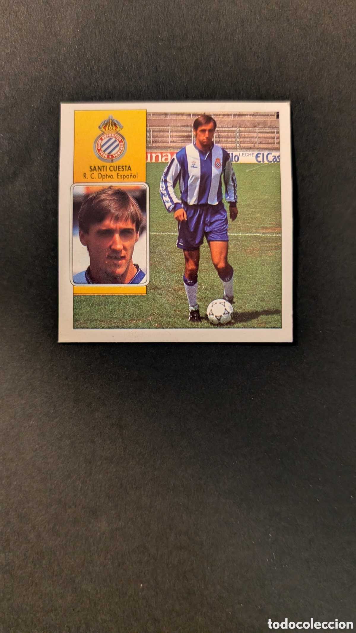 Fu&szlig;ball-Sticker: L1 SANTI CUESTA ESPA&Ntilde;OL COLOCA LIGA ESTE 1992/93 92 93 DESPEGADO