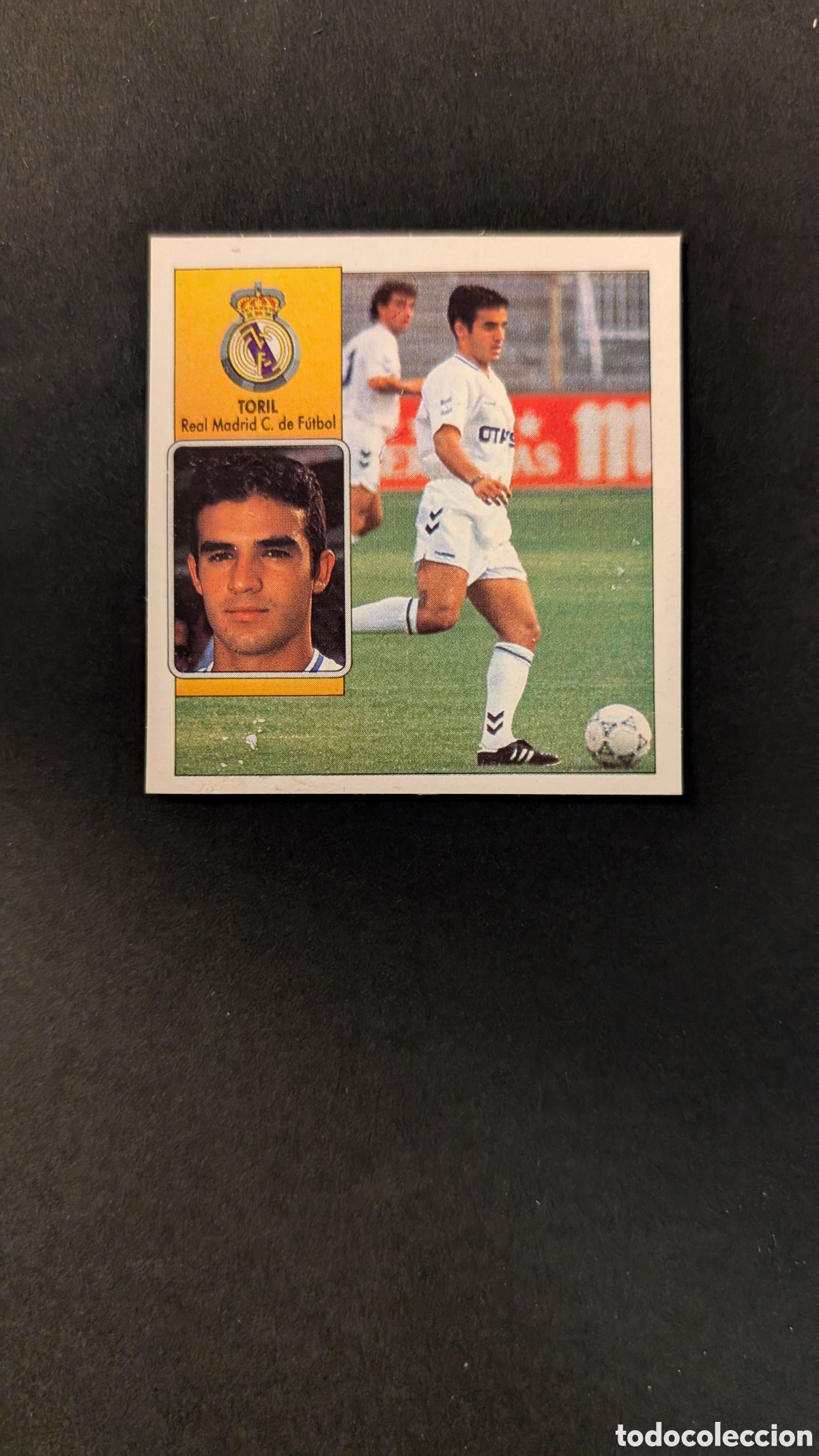 Fu&szlig;ball-Sticker: L1 TORIL REAL MADRID COLOCA LIGA ESTE 1992/93 92 93 DESPEGADO