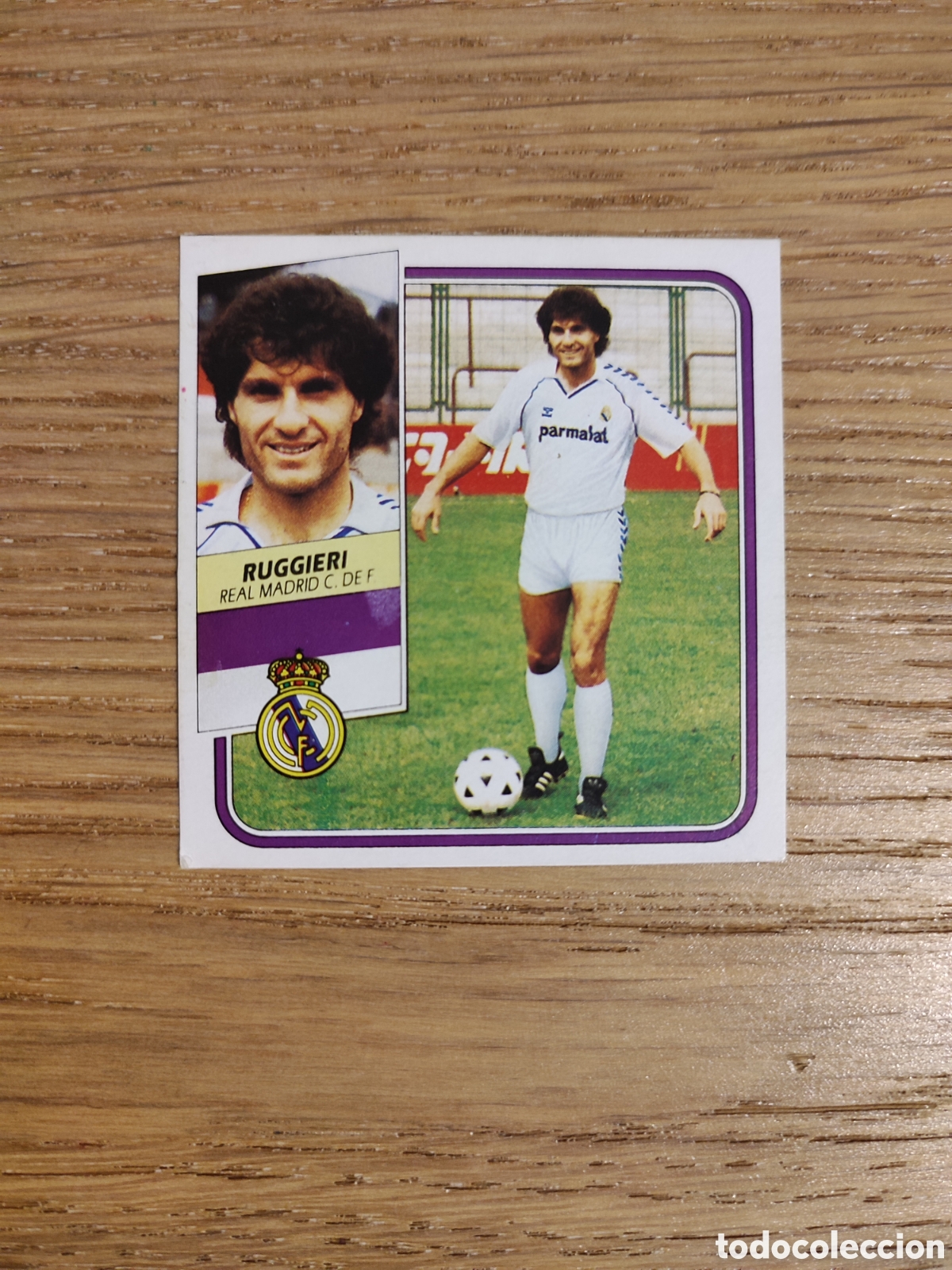 Cromos de F&uacute;tbol: Ruggieri Liga Este 89 90 Real Madrid Despegado