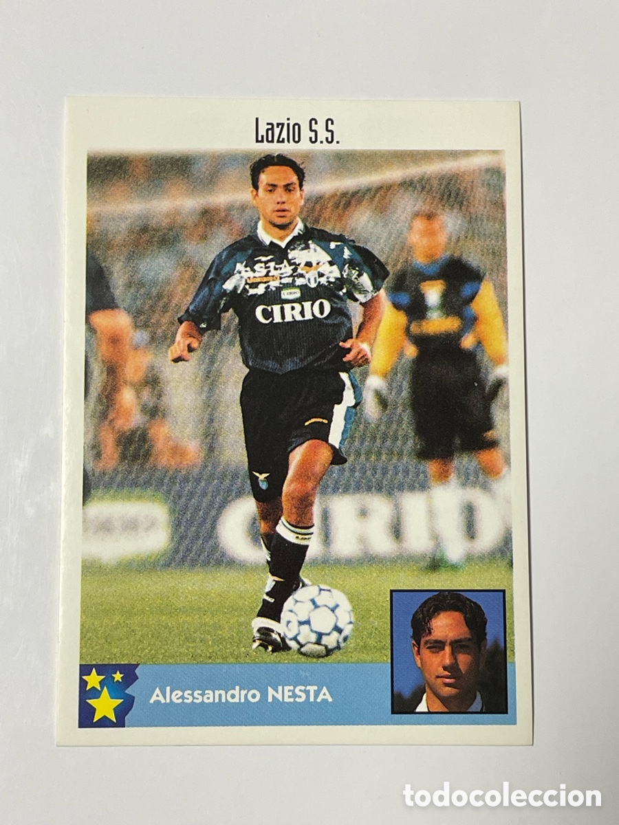 Cromos de F&uacute;tbol: Alessandro Nesta Lazio Panini Los mejores equipos de Europa 1997/98 #147