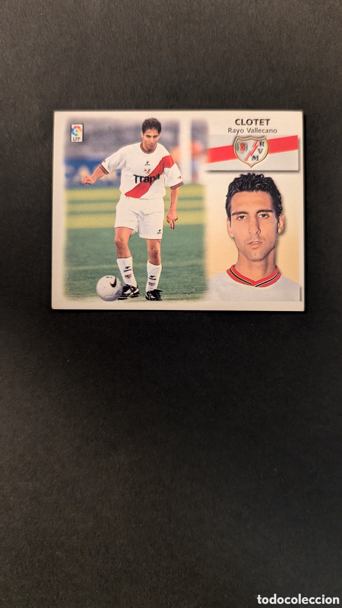 Figurine di Calcio: CLOTET RAYO VALLECANO COLOCA LIGA ESTE 1999/00 99 00 NUNCA PEGADO SIN PEGAR