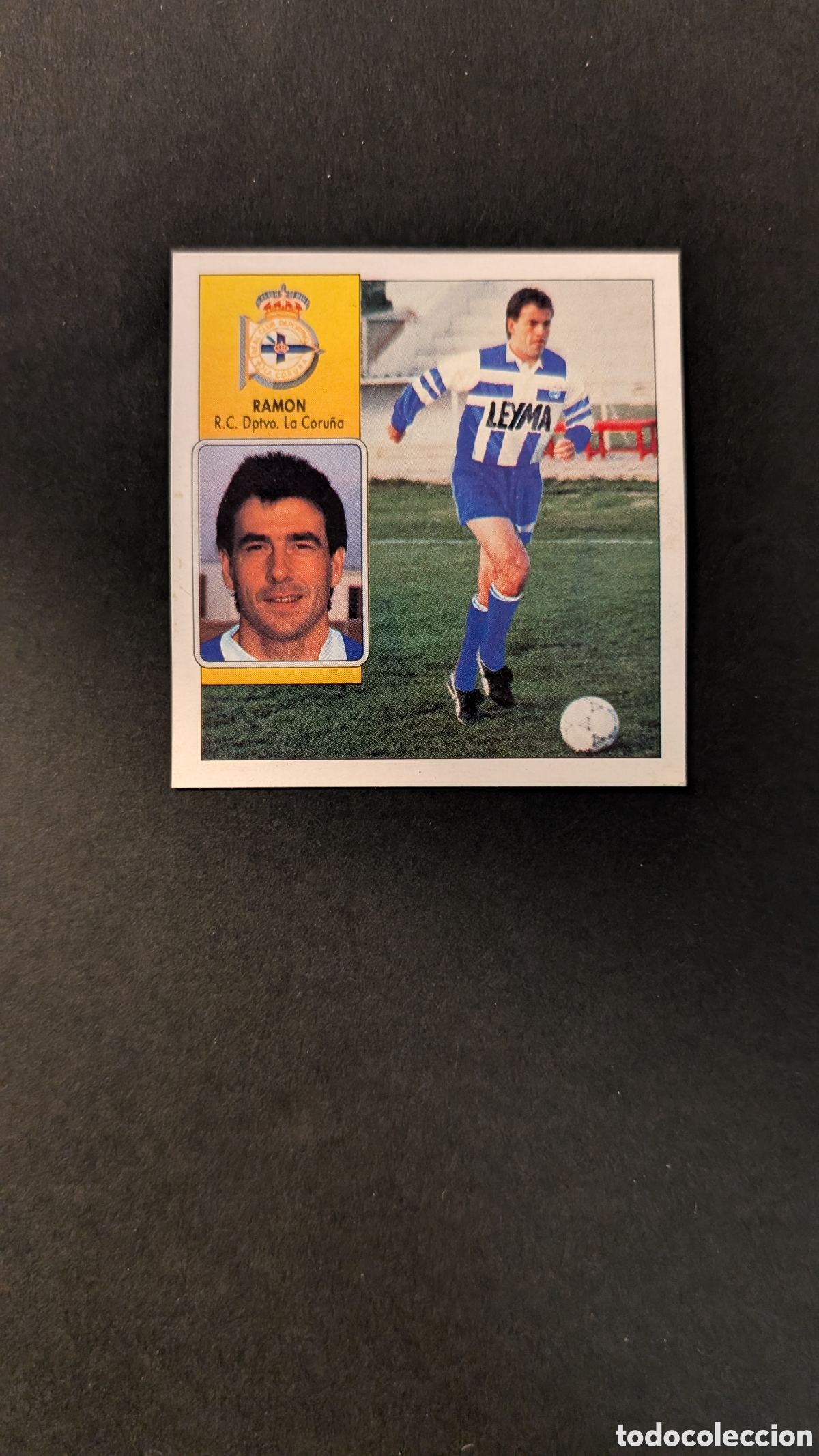 Fu&szlig;ball-Sticker: L1 RAMON DEPORTIVO VERSION PINTADO LIGA ESTE 1992/93 92 93 DESPEGADO