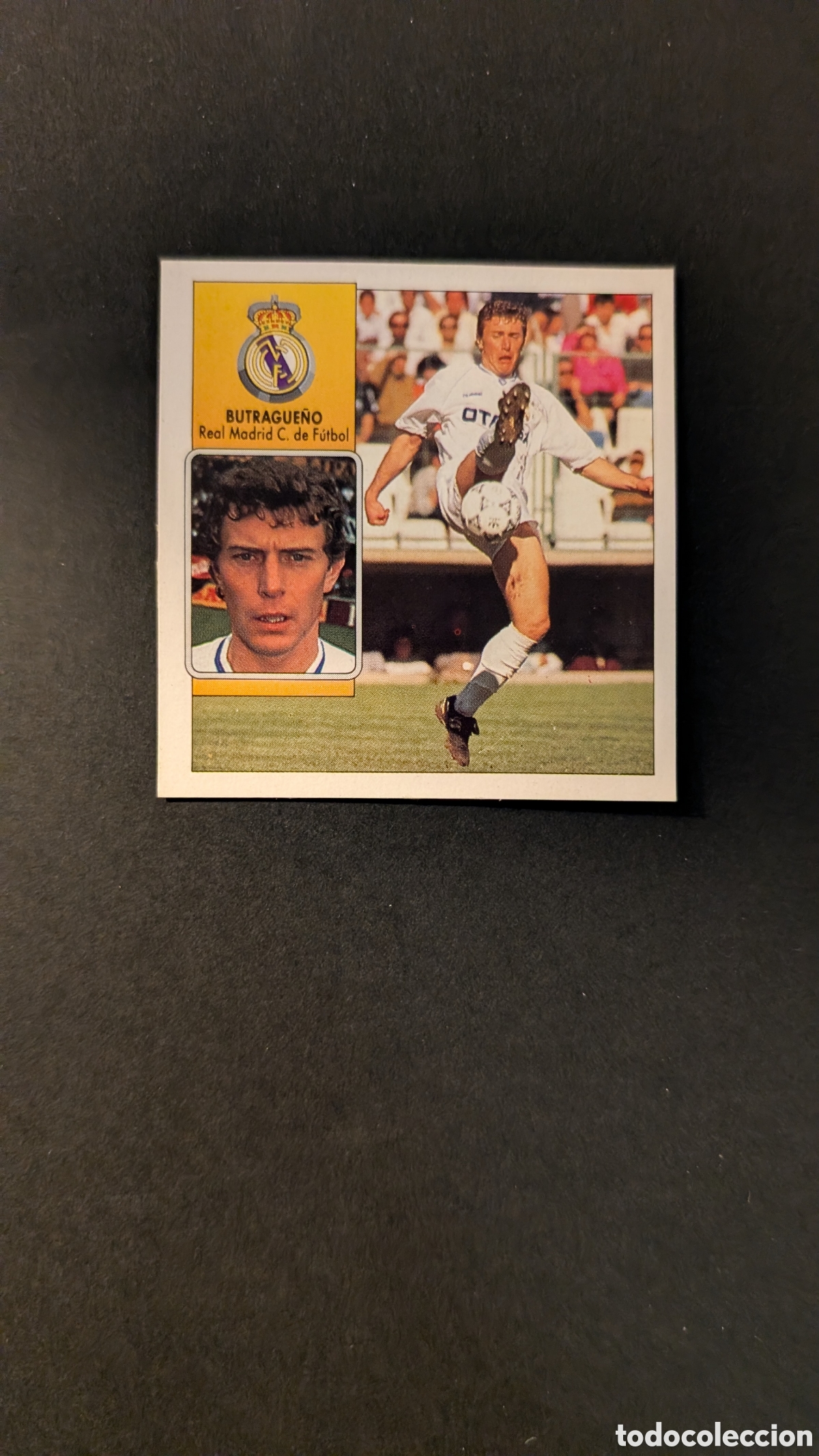 Cromos de F&uacute;tbol: L1 BUTRAGUE&Ntilde;O REAL MADRID LIGA ESTE 1992/93 92 93 DESPEGADO