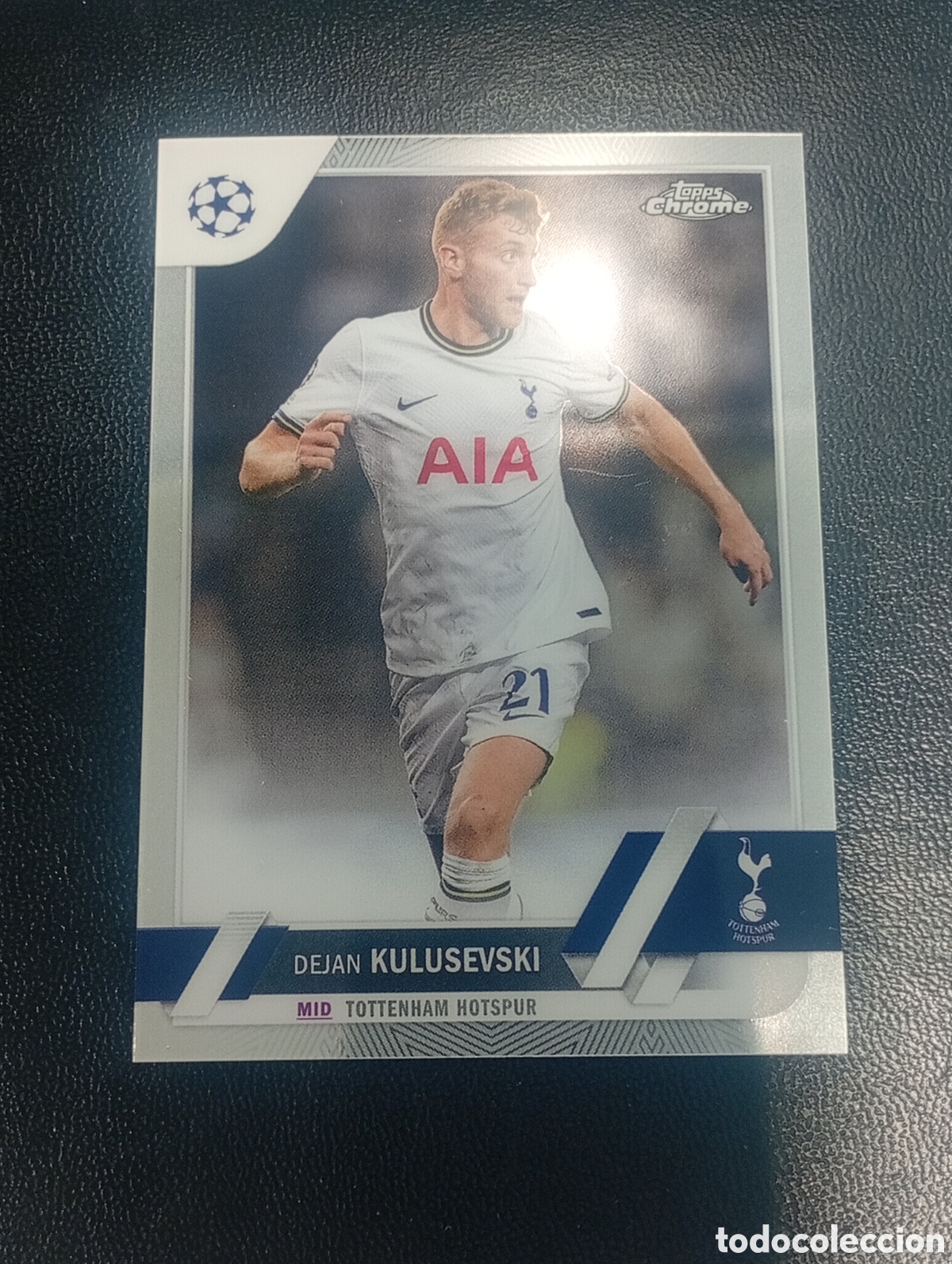 Cromos de F&uacute;tbol: 191 KULUSEVSKI TOTTENHAM 2022 2023 22 23 TOPPS UEFA COMPETITIONS TOPPS CHROME CARD