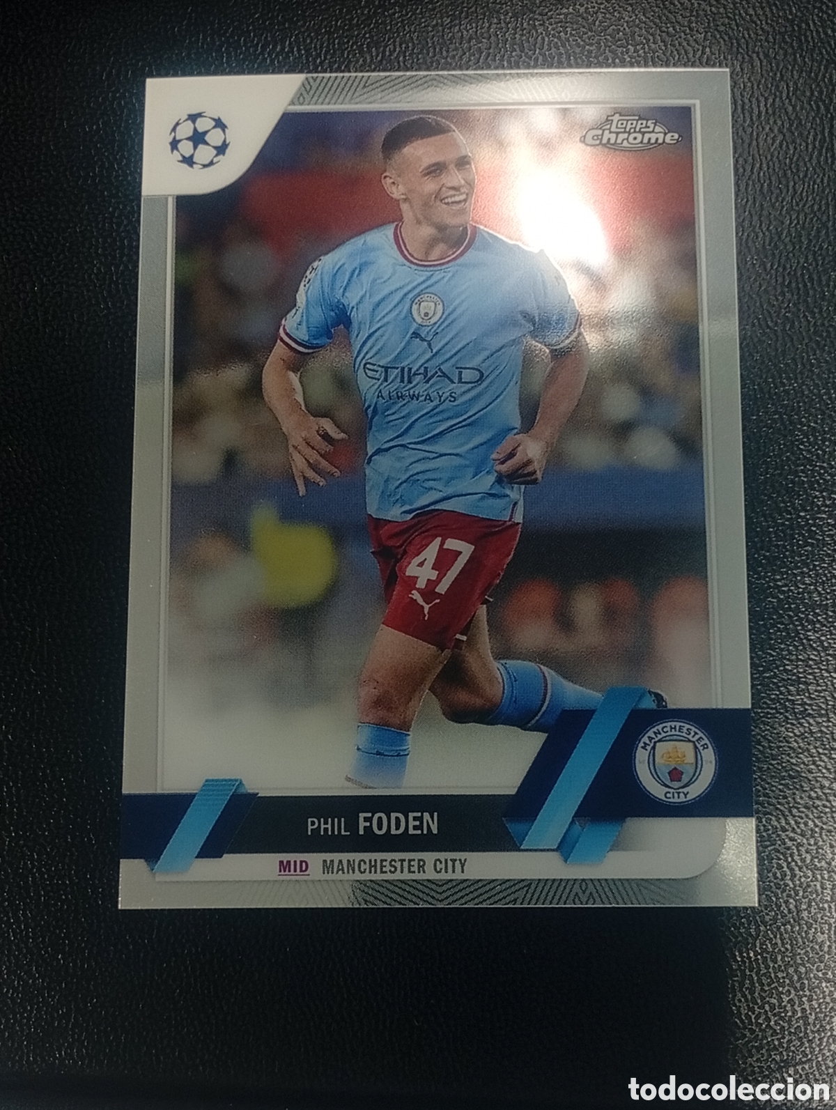 Cromos de F&uacute;tbol: 47 PHIL PHODEN MANCHESTER CITY 2022 2023 22 23 TOPPS UEFA COMPETITIONS TOPPS CHROME CARD
