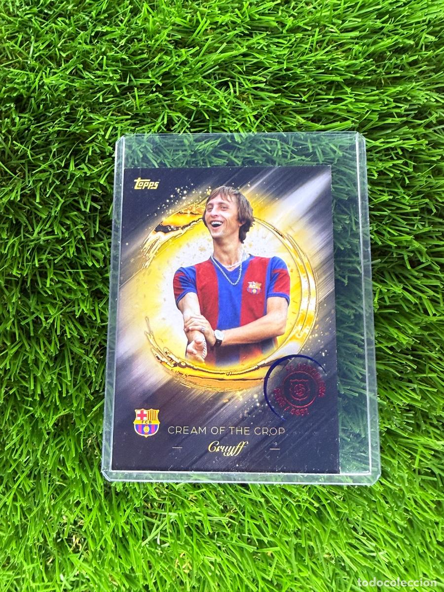 Fu&szlig;ball-Sticker: N&ordm; CR-6 Cruyff Cream of the Crop FC Barcelona Topps FC Barcelona 125 Aniversario 24 25