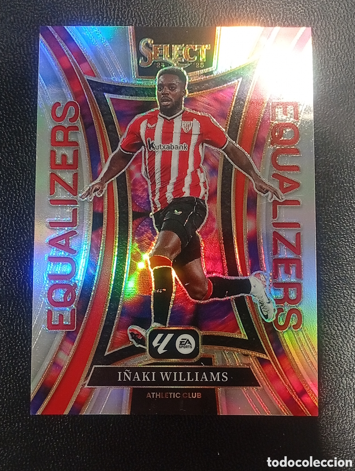Cromos de F&uacute;tbol: 1 paralela prizm equalizers I&Ntilde;AKI WILLIAMS ATHLETIC BILBAO 2024 2025 25 PANINI SELECT CARDS TOPPS