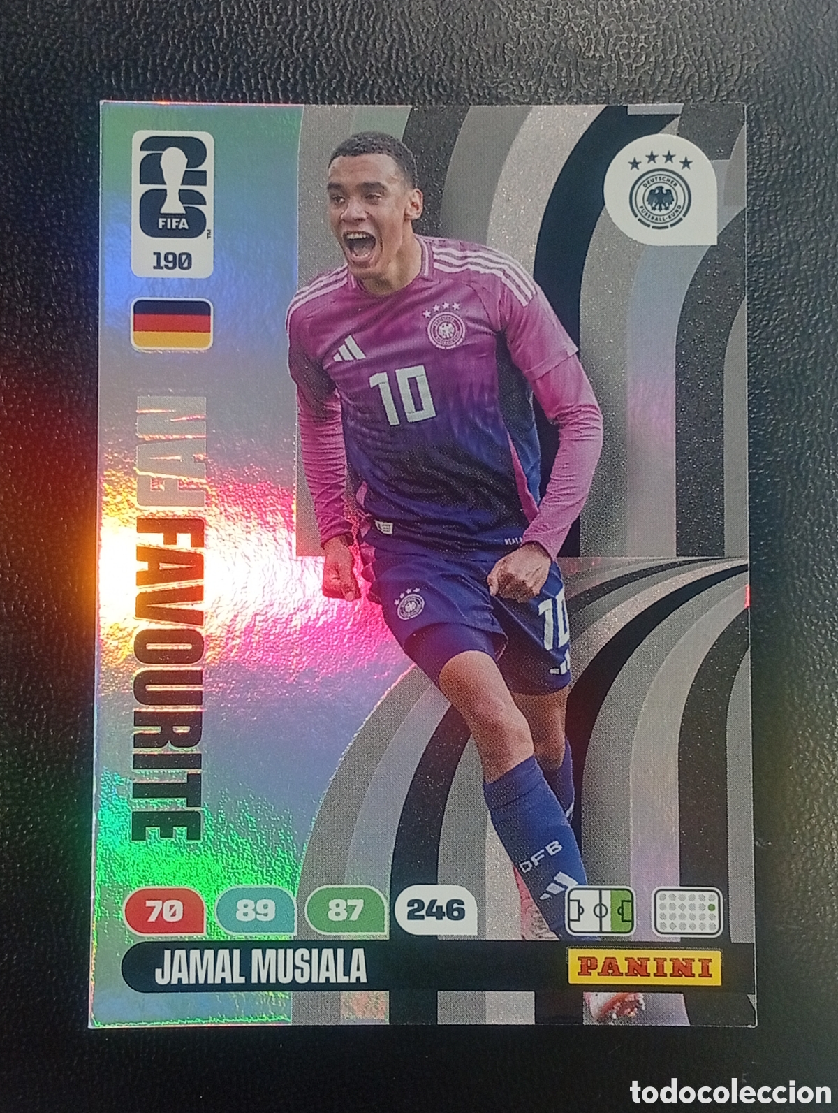 Cromos de F&uacute;tbol: 190 fan favourite JAMAL MUSIALA GERMANY ADRENALYN XL WORLD CUP 2026 CARD PANINI MUNDIAL TOPPS