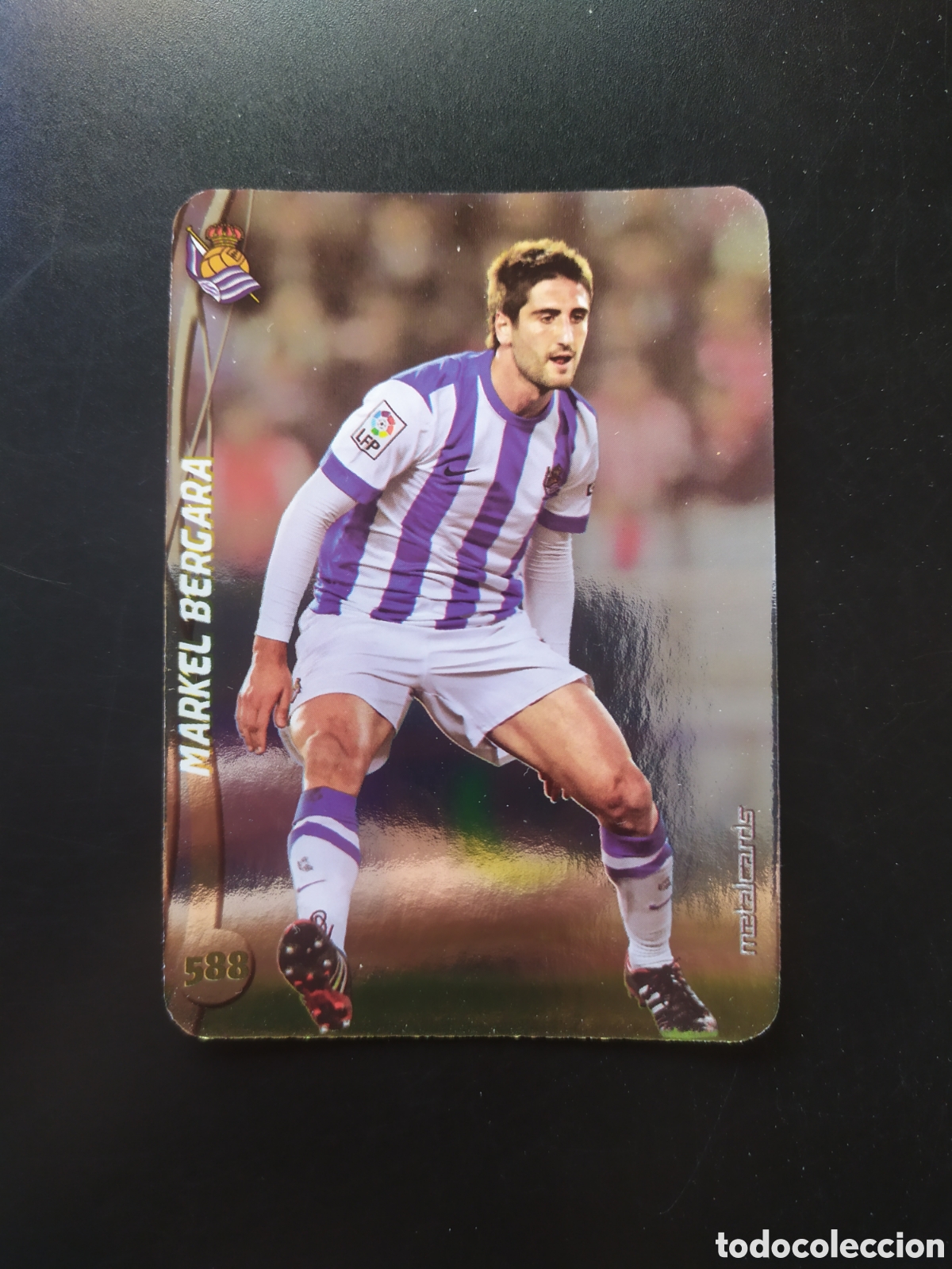 Cromos de F&uacute;tbol: Mundicromo fichas Liga 2014 2015 14 15 Markel Bergara top brillo liso n&deg; 588 Real Sociedad