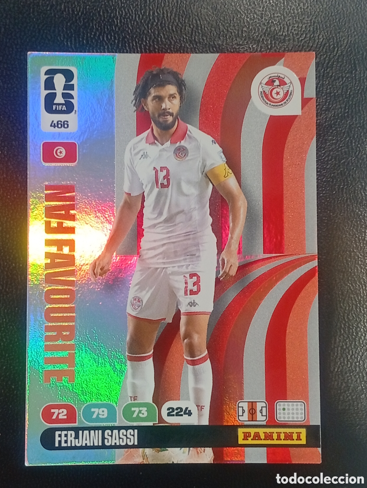 Cromos de F&uacute;tbol: 466 fan favourite FERJANI SASSI T&Uacute;NEZ ADRENALYN XL WORLD CUP 2026 CARD PANINI MUNDIAL TOPPS