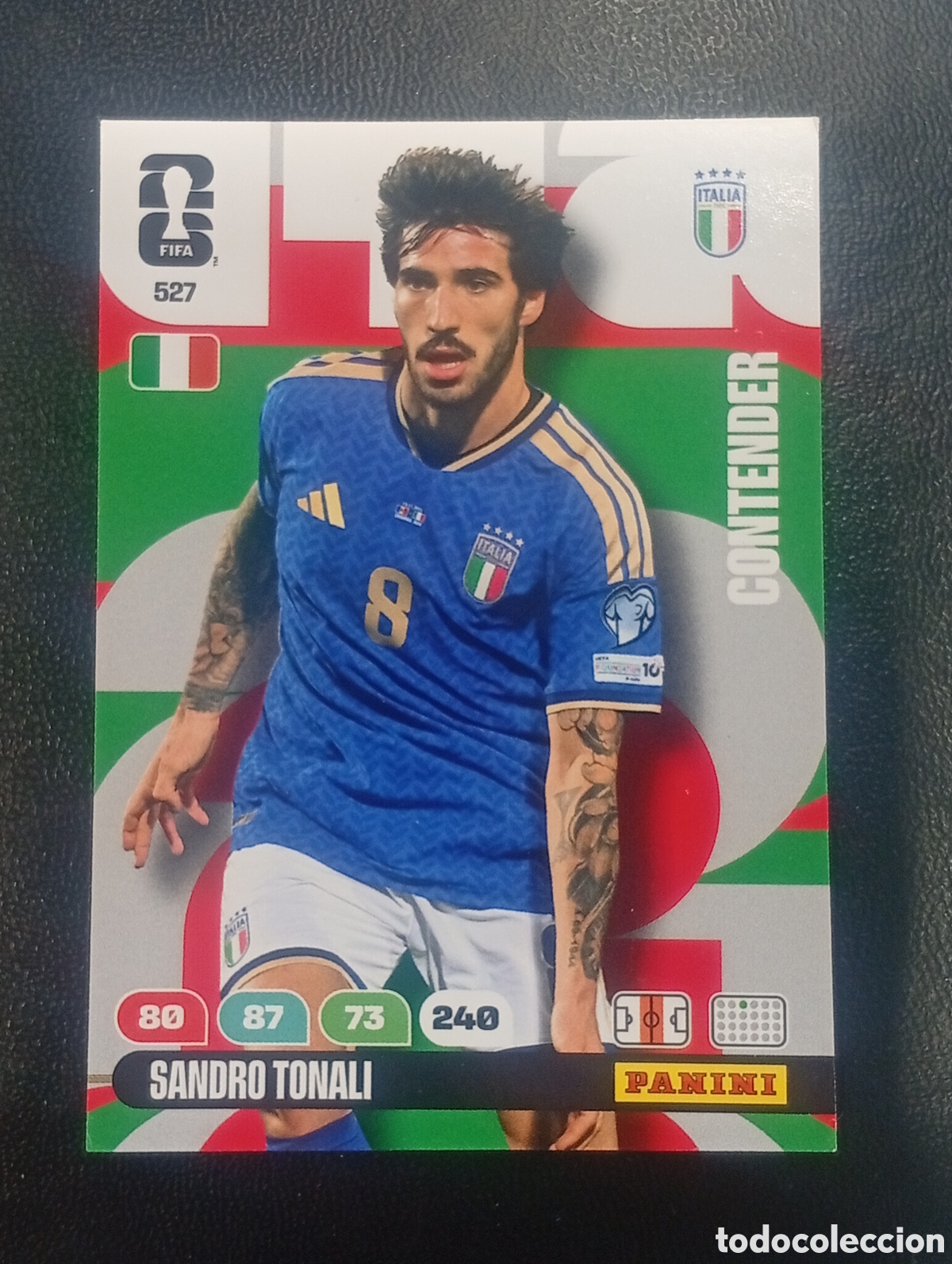 Cromos de F&uacute;tbol: 527 SANDRO TONALI ITALIA ITALY PANINI ADRENALYN XL MUNDIAL WORLD CUP 2026 CROMOS CARDS TOPPS USA MEX