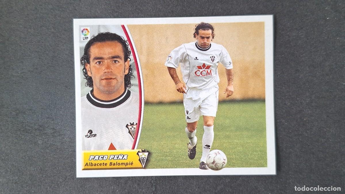 Fu&szlig;ball-Sticker: L5 PACO PE&Ntilde;A ALBACETE BALOMPIE LIGA ESTE 2003 2004 03 04 NUNCA PEGADO SIN PEGAR