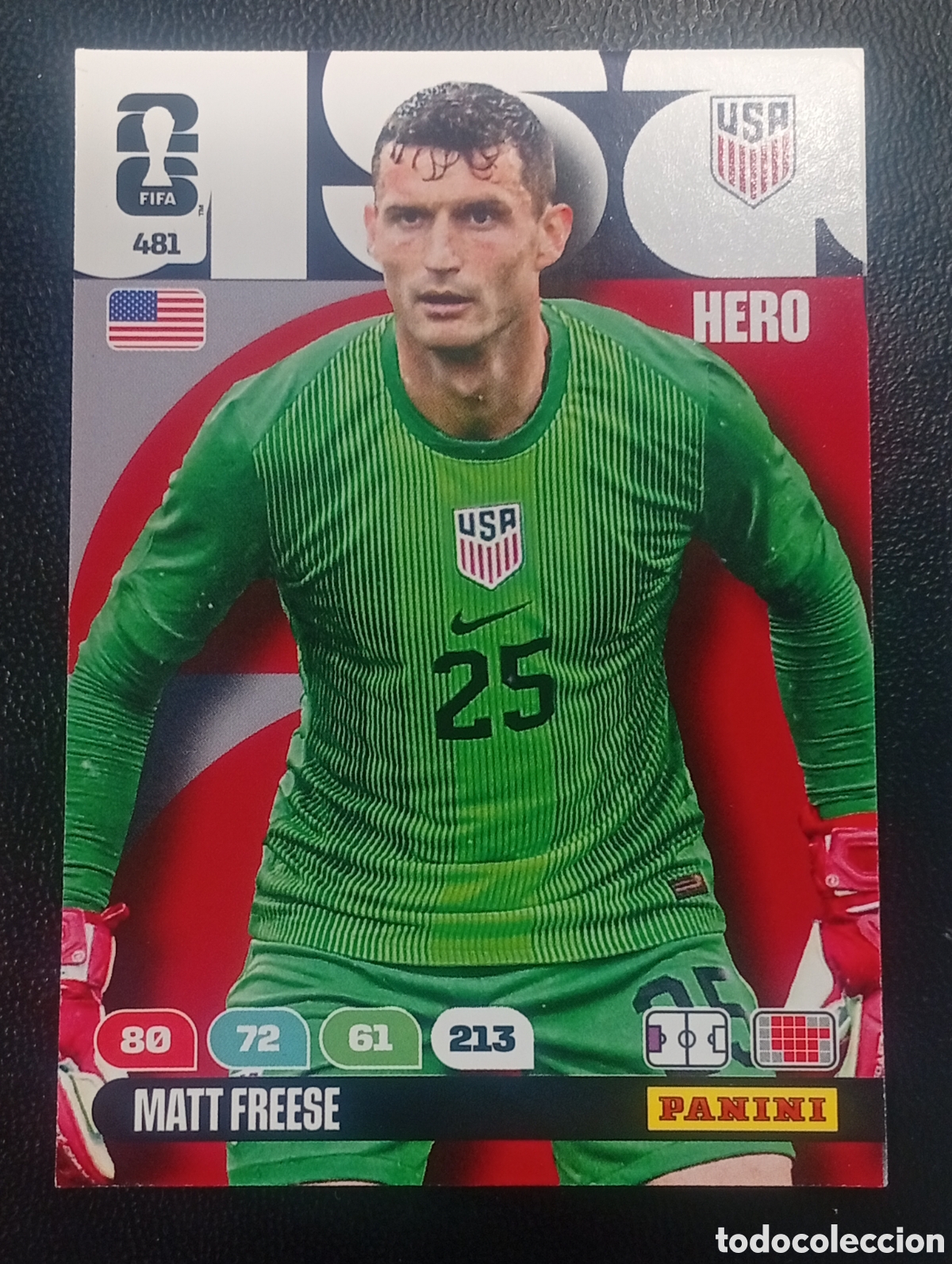 Cromos de F&uacute;tbol: 481 MATT FREESE EEUU UNITED PANINI ADRENALYN XL MUNDIAL WORLD CUP 2026 CROMOS CARDS TOPPS USA MEX