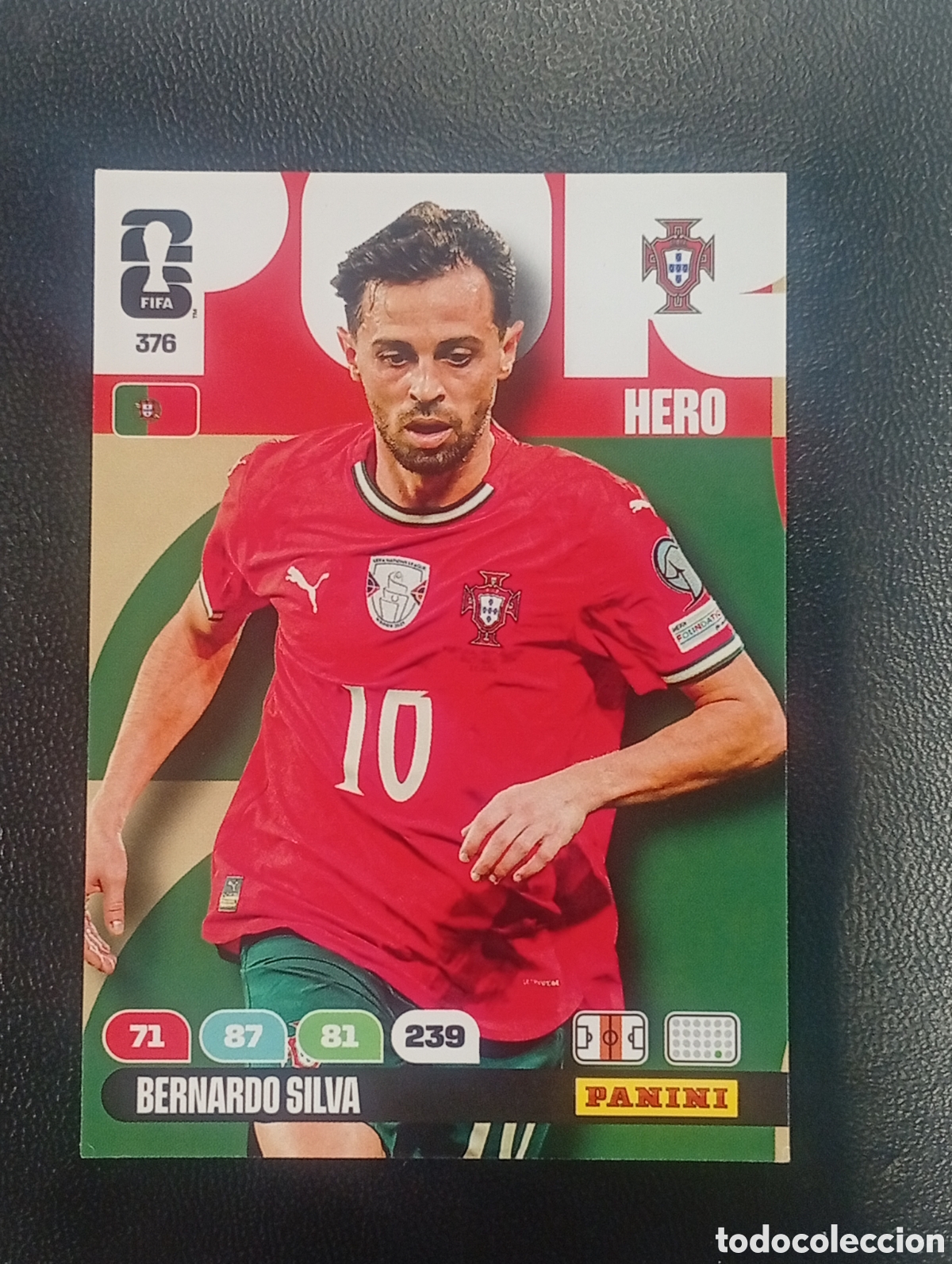 Cromos de F&uacute;tbol: 376 BERNARDO SILVA PORTUGAL PANINI ADRENALYN MUNDIAL WORLD CUP 2026 CROMOS CARDS TOPPS USA MEX
