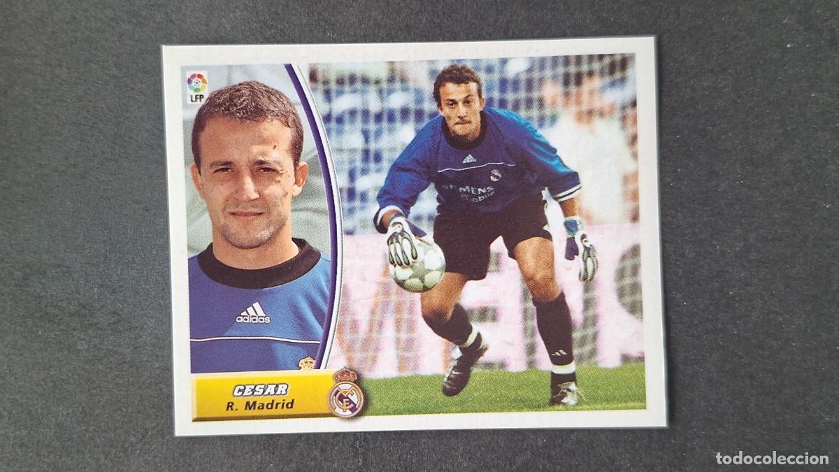 Cromos de F&uacute;tbol: L5 CESAR REAL MADRID LIGA ESTE 2003 2004 03 04 NUNCA PEGADO SIN PEGAR