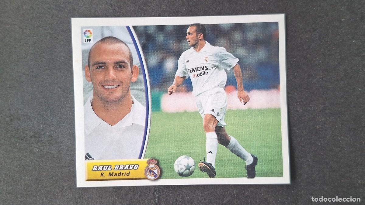 Cromos de F&uacute;tbol: L5 RAUL BRAVO REAL MADRID LIGA ESTE 2003 2004 03 04 NUNCA PEGADO SIN PEGAR