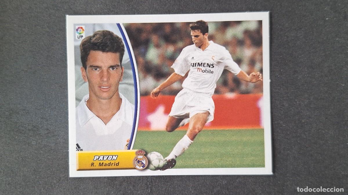 Cromos de F&uacute;tbol: L5 PAVON REAL MADRID LIGA ESTE 2003 2004 03 04 NUNCA PEGADO SIN PEGAR