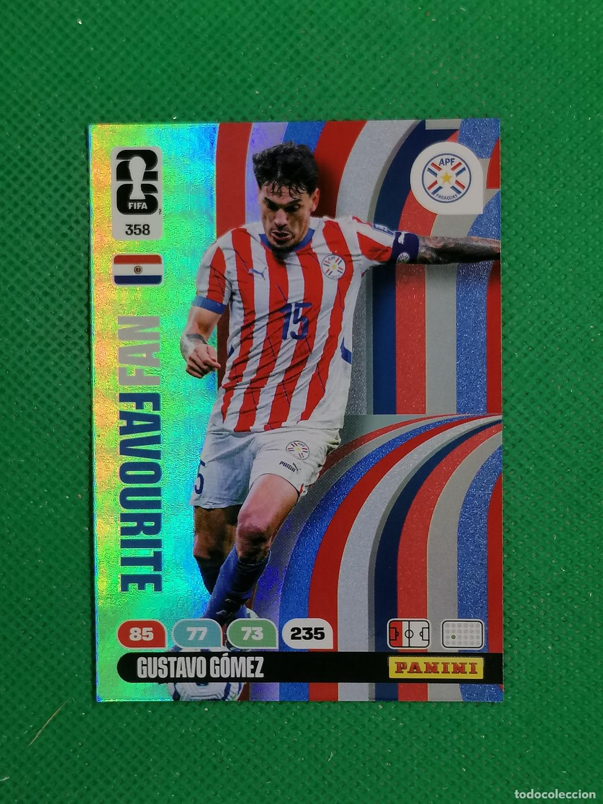 Cromos de F&uacute;tbol: 358 GUSTAVO GOMEZ PARAGUAY FAN FAVOURITE ⚽ PANINI ADRENALYN FIFA WORLD CUP 26 2026 ⚽