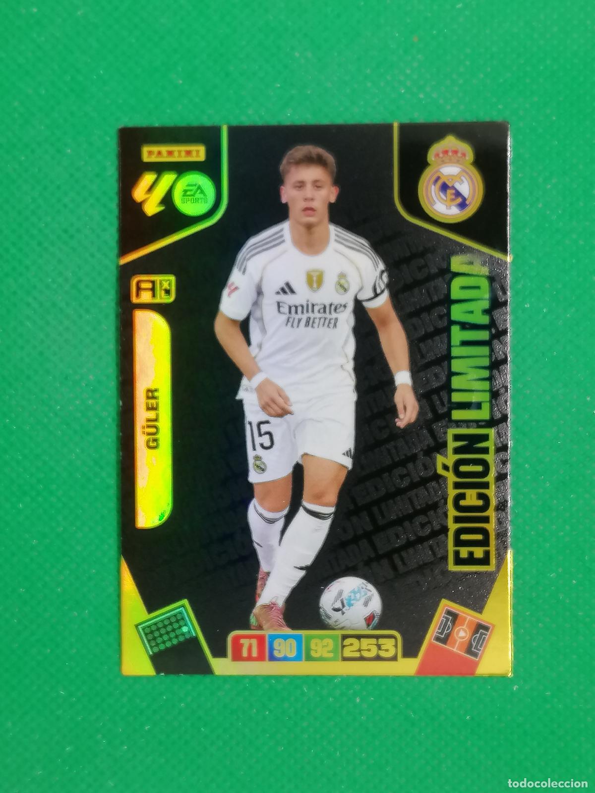 Fu&szlig;ball-Sticker: GULER REAL MADRID EDICION LIMITADA ⚽ LIGA ADRENALYN XL 2025 2026 25 26 ⚽