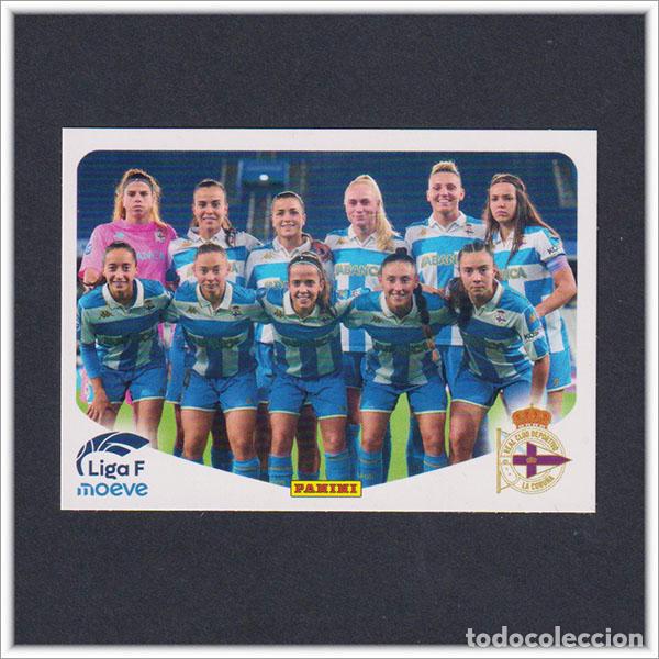 Cromos de F&uacute;tbol: LIGA FEMENINA F MOEVE 2025 2026 25 26 PANINI EQUIPO ALINEACI&Oacute;N 123 DEPORTIVO CORU&Ntilde;A COLECCI&Oacute;N ALBUM