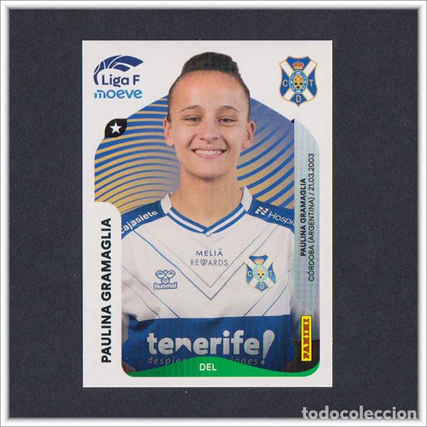 Cromos de F&uacute;tbol: LIGA FEMENINA F MOEVE 2025 2026 25 26 PANINI PAULINA GRAMAGLIA 121B 121 B ADEJE TENERIFE COLECCI&Oacute;N