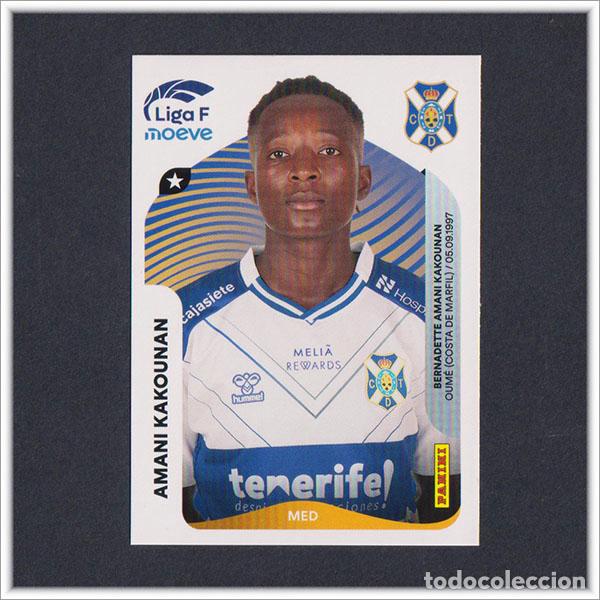 Fu&szlig;ball-Sticker: LIGA FEMENINA F MOEVE 2025 2026 25 26 PANINI AMANI KAKOUNAN 115 ADEJE TENERIFE COLECCI&Oacute;N ALBUM