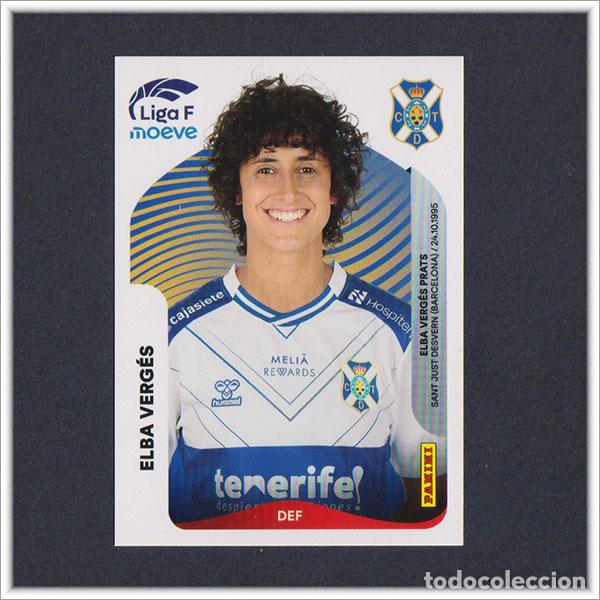 Cromos de Futebol: LIGA FEMENINA F MOEVE 2025 2026 25 26 PANINI ELBA VERGES 109 ADEJE TENERIFE COLECCI&Oacute;N ALBUM