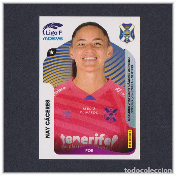 Cromos de Futebol: LIGA FEMENINA F MOEVE 2025 2026 25 26 PANINI NAY NAYLUISA CACERES 105 ADEJE TENERIFE COLECCI&Oacute;N