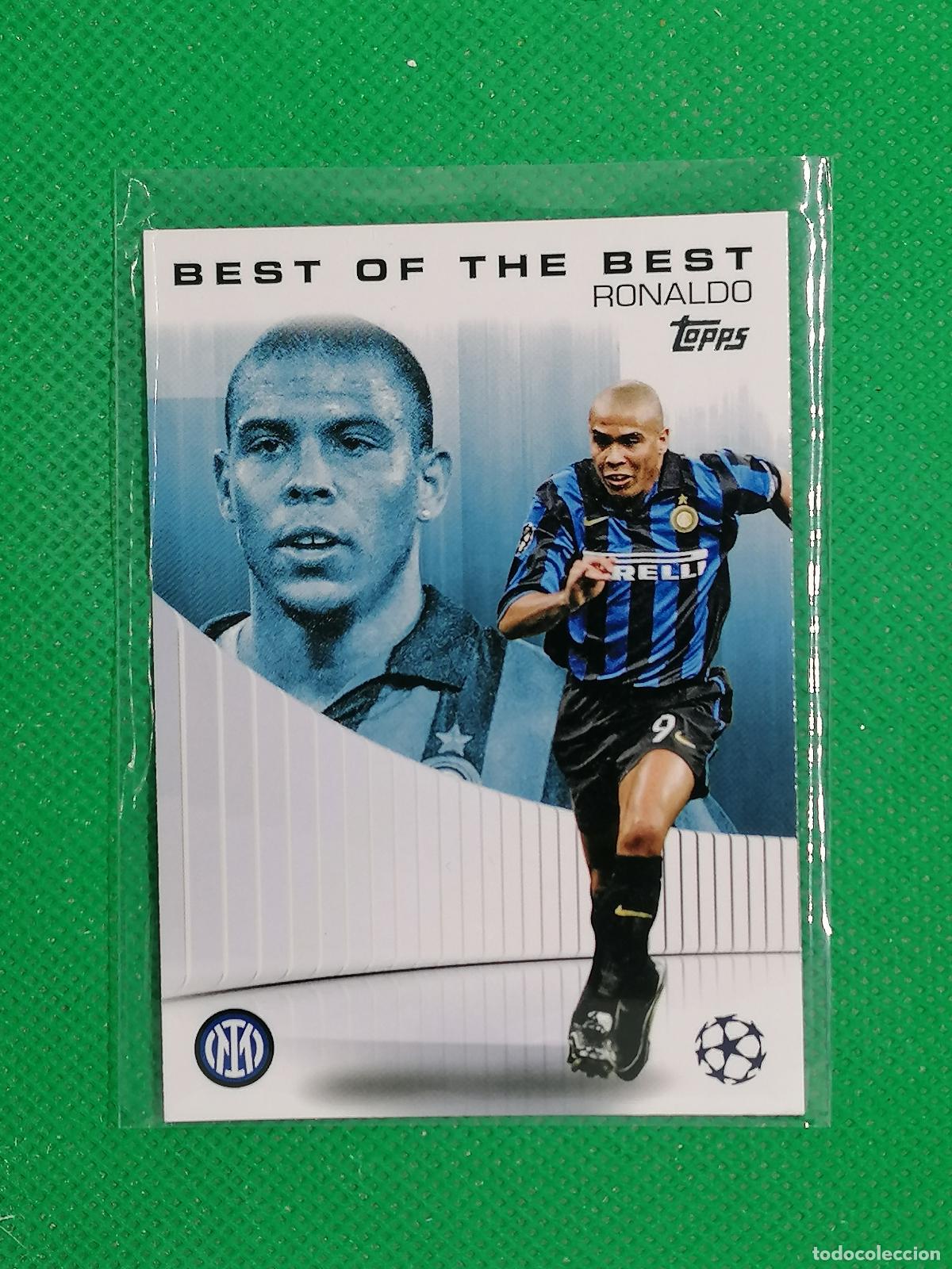 Cromos de Futebol: BOTB-8 RONALDO NAZARIO INTER MILAN BEST OF THE BEST ⚽ TOPPS UCC FLAGSHIP 24 25 2024 2025 ⚽