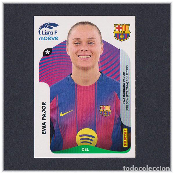 Cromos de Futebol: LIGA FEMENINA F MOEVE 2025 2026 25 26 PANINI EWA PAJOR 101 BARCELONA COLECCI&Oacute;N ALBUM BAR&Ccedil;A