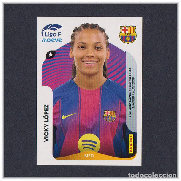 Cromos de F&uacute;tbol: LIGA FEMENINA F MOEVE 2025 2026 25 26 PANINI VICKY LOPEZ 97 BARCELONA COLECCI&Oacute;N ALBUM BAR&Ccedil;A