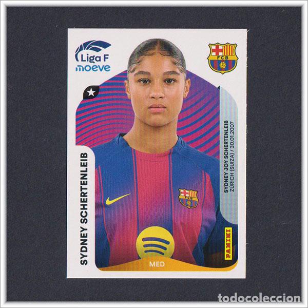 Cromos de F&uacute;tbol: LIGA FEMENINA F MOEVE 2025 2026 25 26 PANINI SYDNEY SCHERTENLEIB 94A 94 A BARCELONA COLECCI&Oacute;N BAR&Ccedil;A