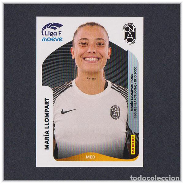 Fu&szlig;ball-Sticker: LIGA FEMENINA F MOEVE 2025 2026 25 26 PANINI MARIA LLOMPART 77 BADALONA WOMEN COLECCI&Oacute;N ALBUM