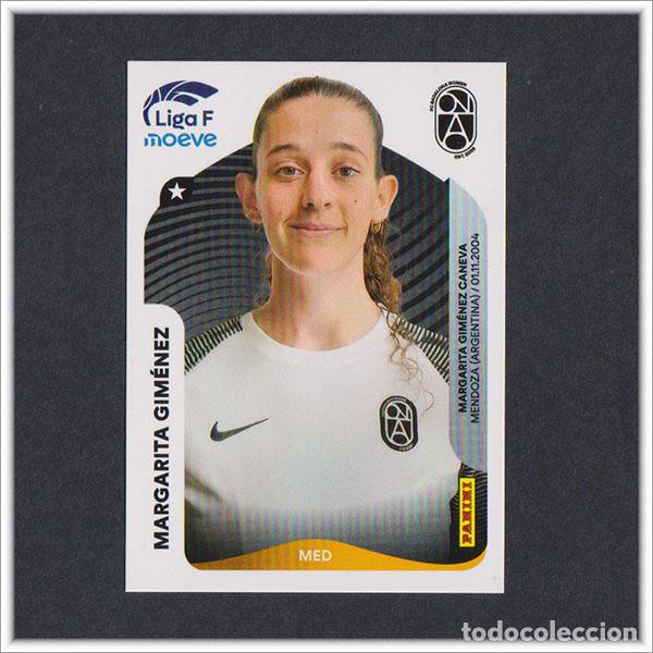 Football Stickers: LIGA FEMENINA F MOEVE 2025 2026 25 26 PANINI MARGARITA GIMENEZ 73B 73 B BADALONA WOMEN COLECCI&Oacute;N