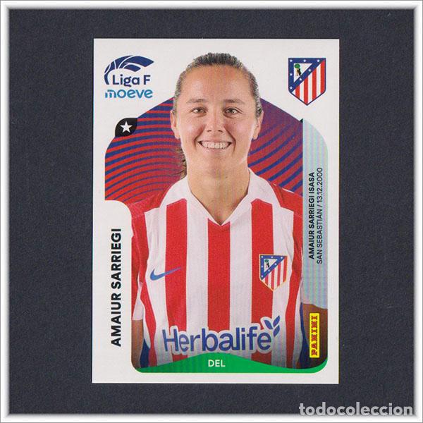 Cromos de F&uacute;tbol: LIGA FEMENINA F MOEVE 2025 2026 25 26 PANINI AMAIUR SARRIEGI 61 ATL&Eacute;TICO MADRID COLECCI&Oacute;N ALBUM