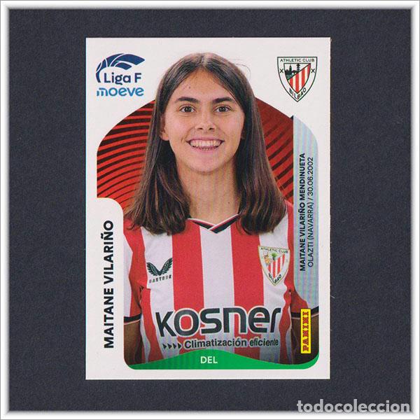 Cromos de F&uacute;tbol: LIGA FEMENINA F MOEVE 2025 2026 25 26 PANINI MAITANE VILARI&Ntilde;O 41 ATHLETIC BILBAO COLECCI&Oacute;N ALBUM