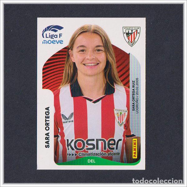 Cromos de F&uacute;tbol: LIGA FEMENINA F MOEVE 2025 2026 25 26 PANINI SARA ORTEGA 40 ATHLETIC BILBAO COLECCI&Oacute;N ALBUM