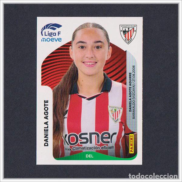 Cromos de F&uacute;tbol: LIGA FEMENINA F MOEVE 2025 2026 25 26 PANINI DANIELA AGOTE 39A 39 A ATHLETIC BILBAO COLECCI&Oacute;N ALBUM