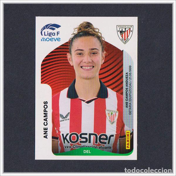 Cromos de F&uacute;tbol: LIGA FEMENINA F MOEVE 2025 2026 25 26 PANINI ANE CAMPOS 38 ATHLETIC BILBAO COLECCI&Oacute;N ALBUM