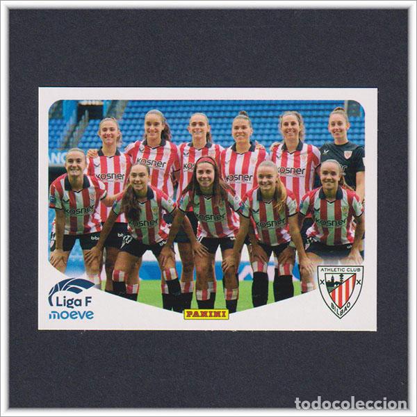 Cromos de Futebol: LIGA FEMENINA F MOEVE 2025 2026 25 26 PANINI EQUIPO ALINEACI&Oacute;N 23 ATHLETIC BILBAO COLECCI&Oacute;N ALBUM