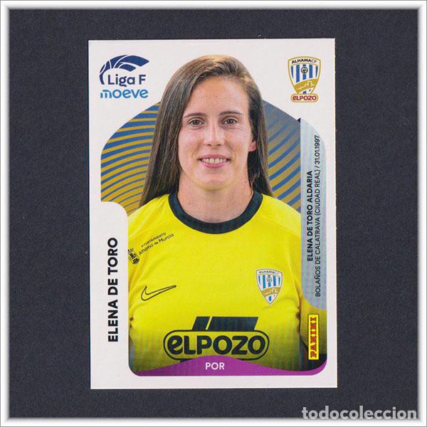 Cromos de F&uacute;tbol: LIGA FEMENINA F MOEVE 2025 2026 25 26 PANINI ELENA DE TORO 4 ALHAMA EL POZO COLECCI&Oacute;N ALBUM
