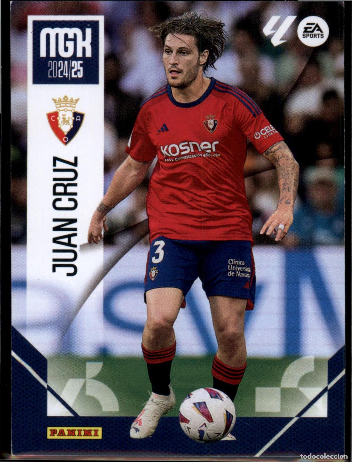 Figurine di Calcio: Juan Cruz N&ordm; 261 CA Osasuna LaLiga Santander Megacracks 2024 2025 Panini 24 25