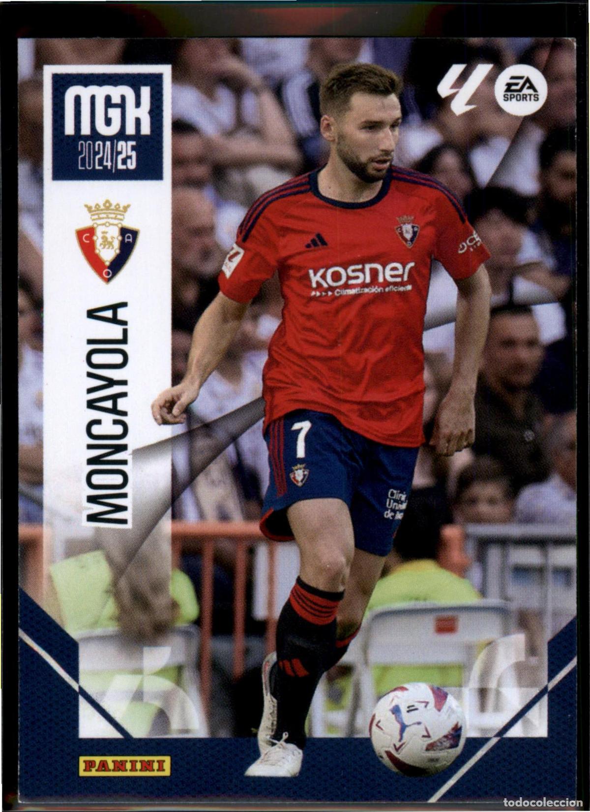 Figurine di Calcio: Moncayola N&ordm; 264 CA Osasuna LaLiga Santander Megacracks 2024 2025 Panini 24 25