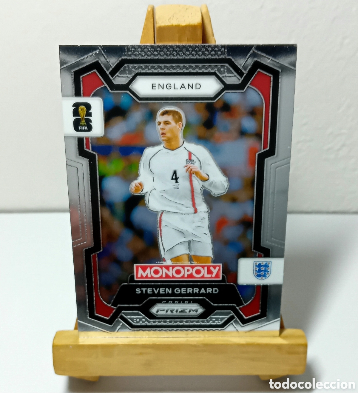 Cromos de F&uacute;tbol: STEVEN GERRARD 2026 INGLATERRA MONOPOLY PRIZM PANINI.