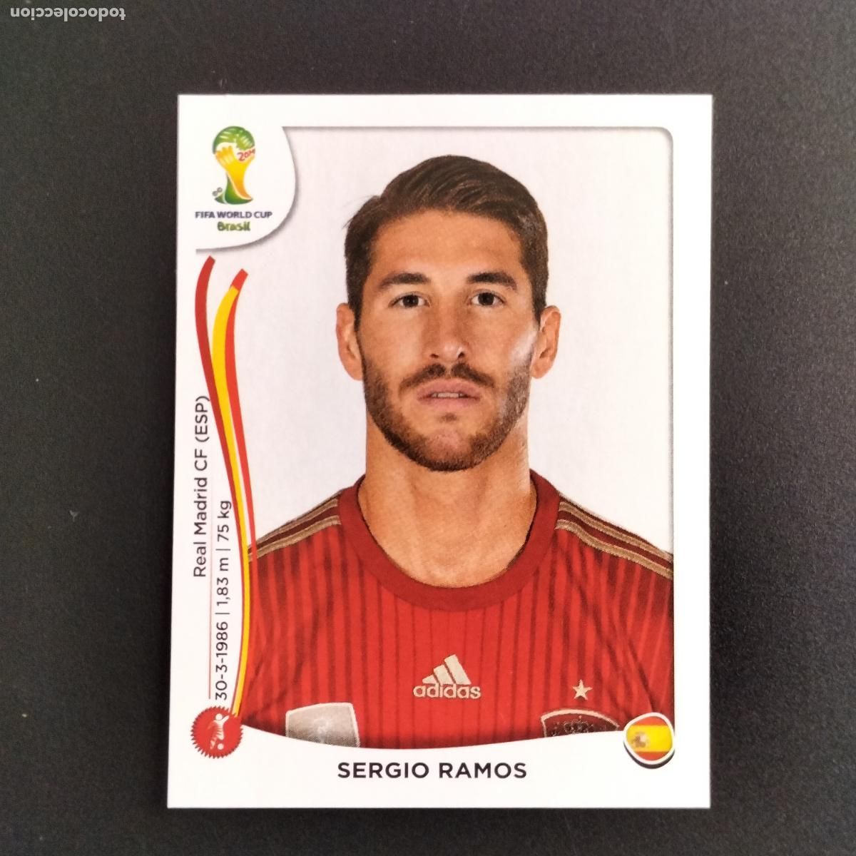 Figurine di Calcio: 111 SERGIO RAMOS ESPA&Ntilde;A CROMOS ALBUM MUNDIAL FUTBOL 14 FIFA WORLD CUP BRASIL 2014