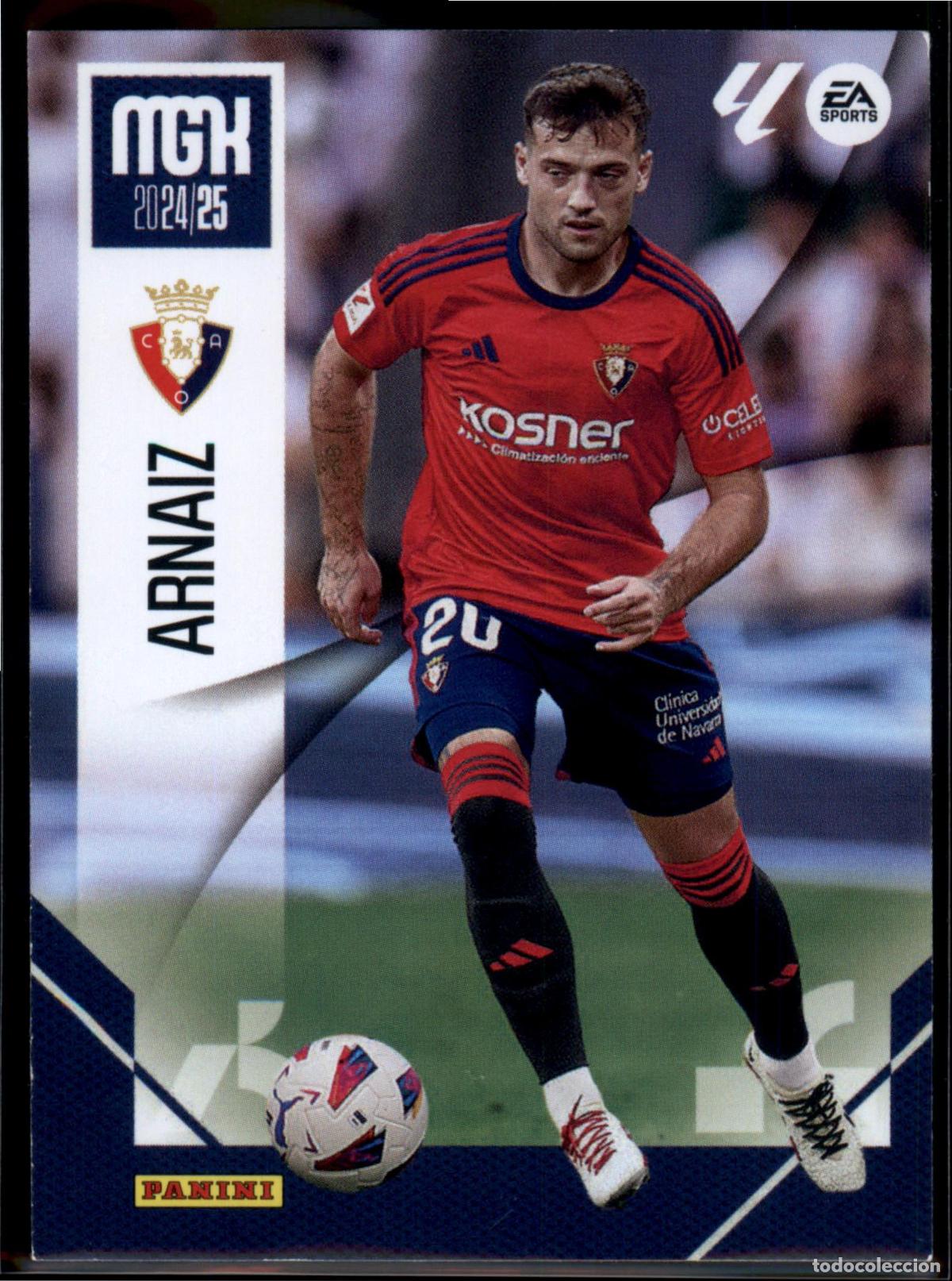 Football Stickers: Arnaiz N&ordm; 268 CA Osasuna LaLiga Santander Megacracks 2024 2025 Panini 24 25