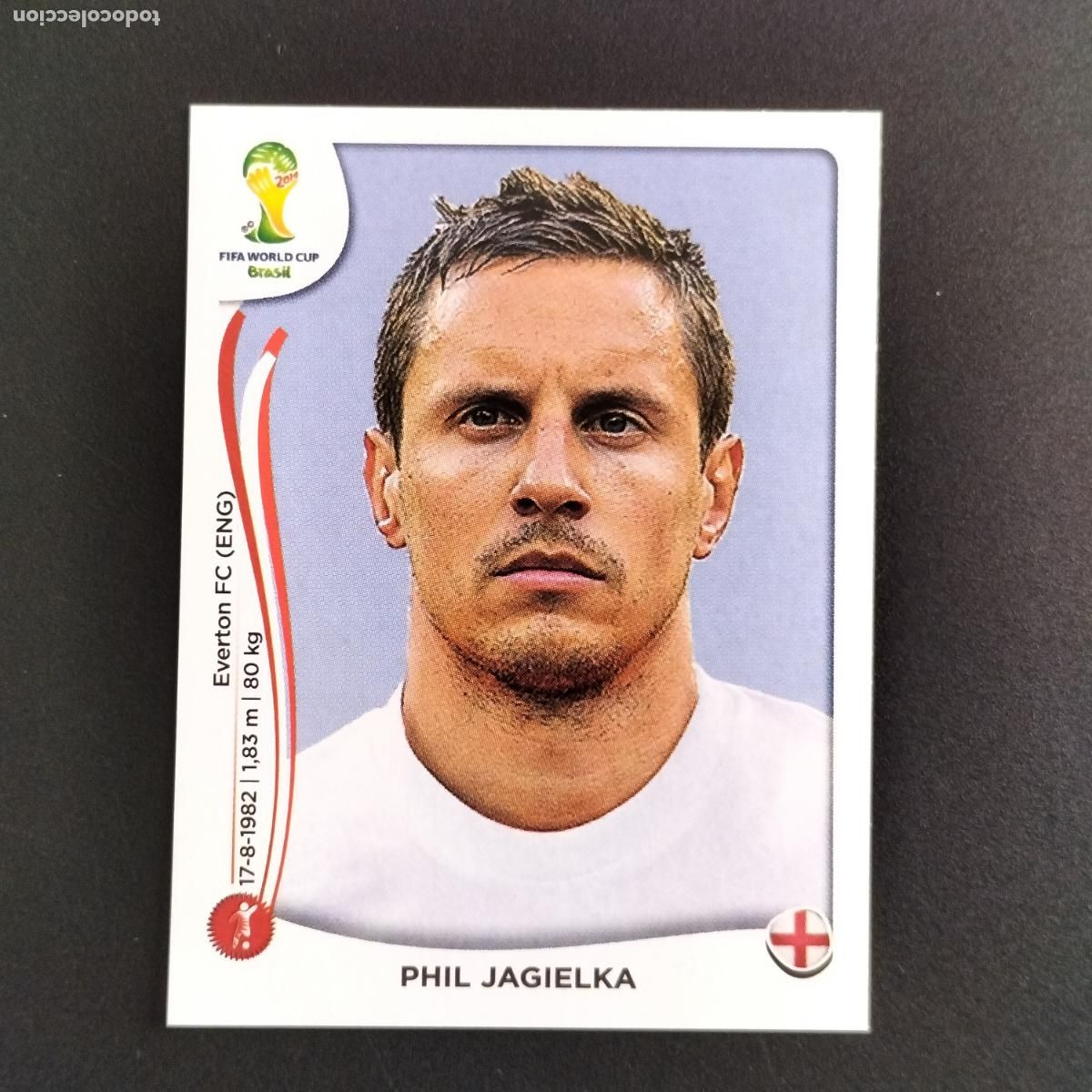 Cromos de F&uacute;tbol: 304 PHIL JAGIELKA INGLATERRA CROMOS ALBUM MUNDIAL FUTBOL 14 FIFA WORLD CUP BRASIL 2014