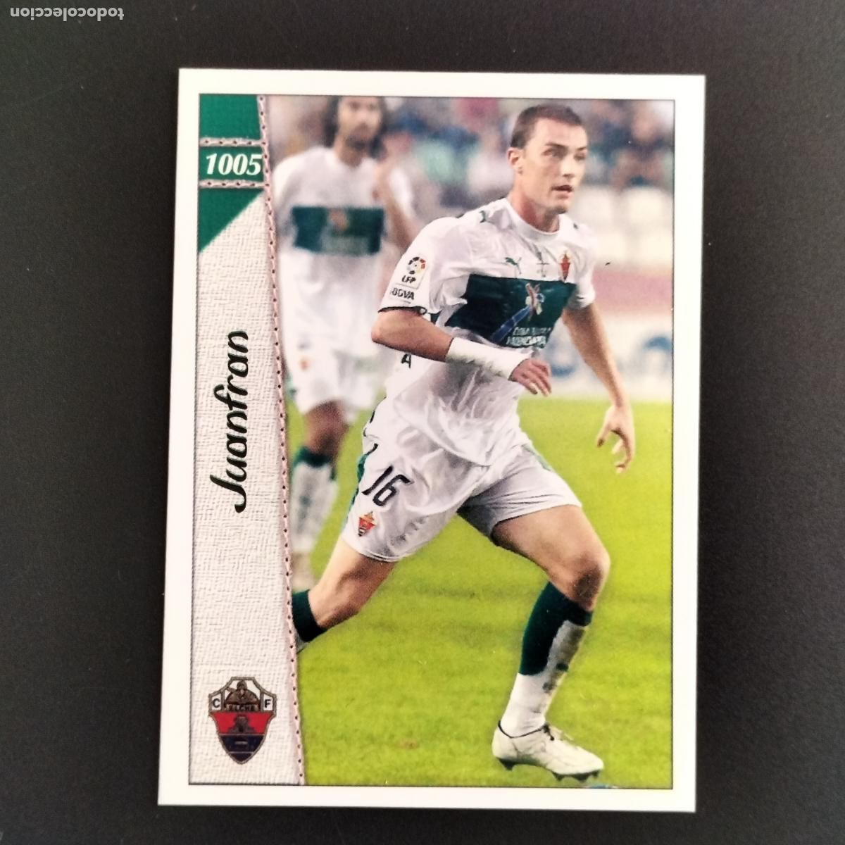 Cromos de F&uacute;tbol: CROMO 1005 JUANFRAN ELCHE CROMOS ALBUM MUNDICROMO PLATINUM FICHAS LIGA FUTBOL 06-07 2006-2007