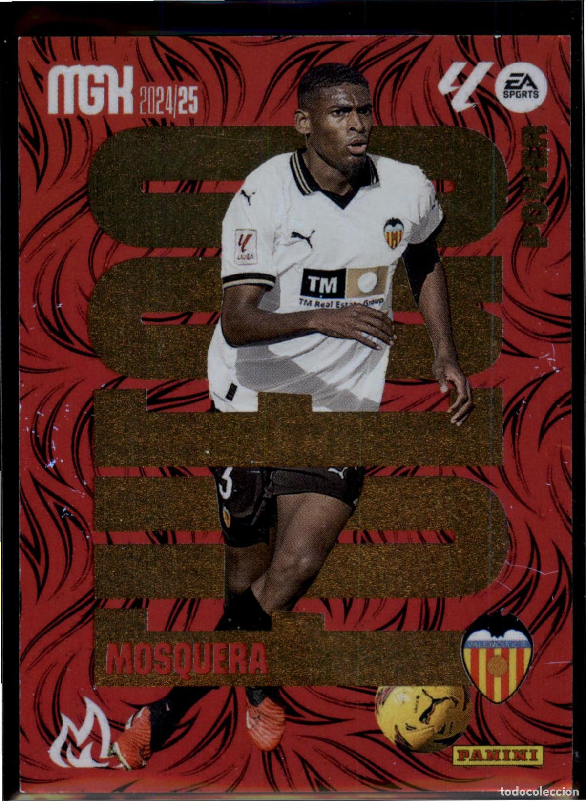 Cromos de Futebol: Mosquera Fuego Power N&ordm; P385 Valencia CF LaLiga Santander Megacracks 2024 2025 Panini 24 25