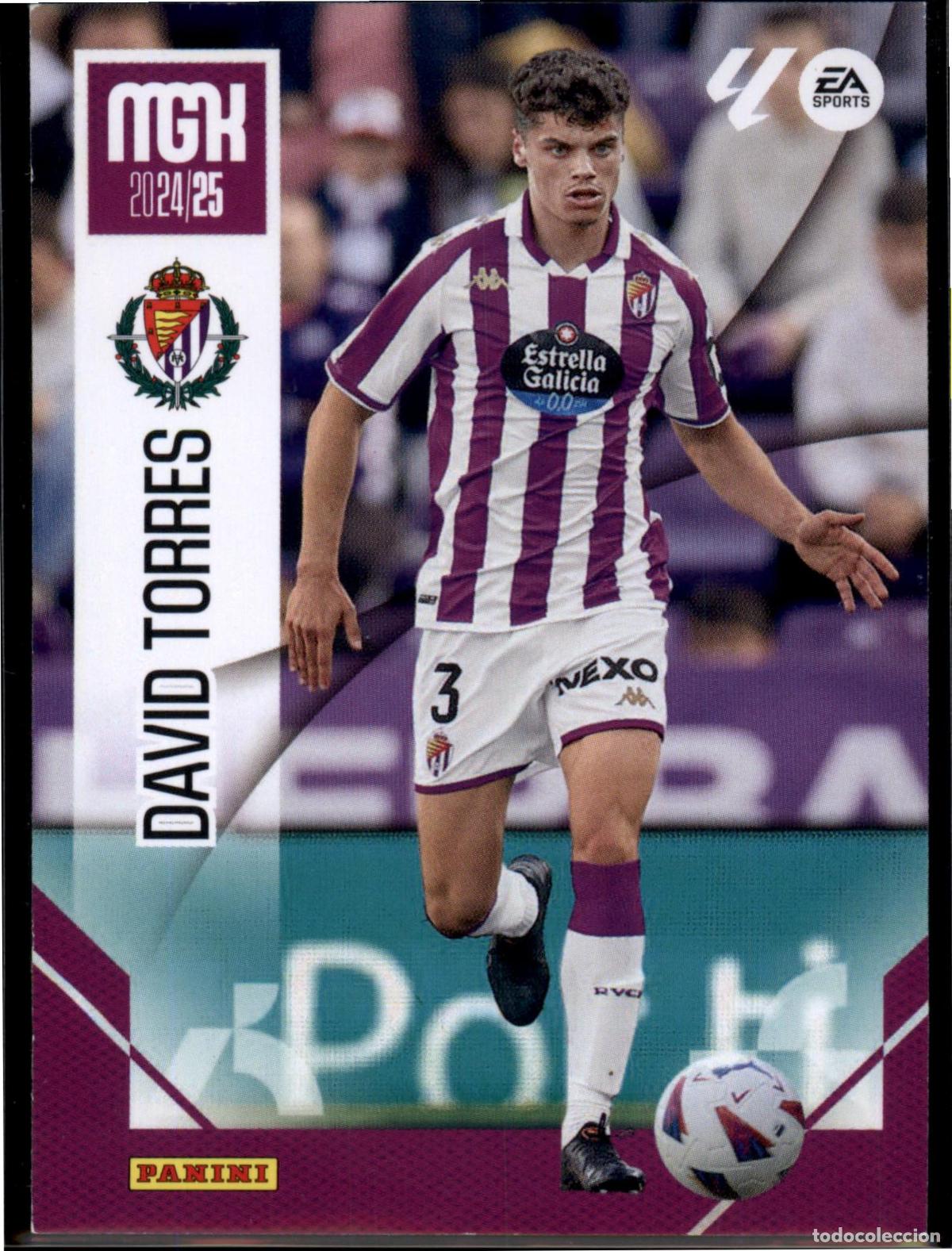Figurine di Calcio: David Torres N&ordm; 350 Real Valladolid LaLiga Santander Megacracks 2024 2025 Panini 24 25